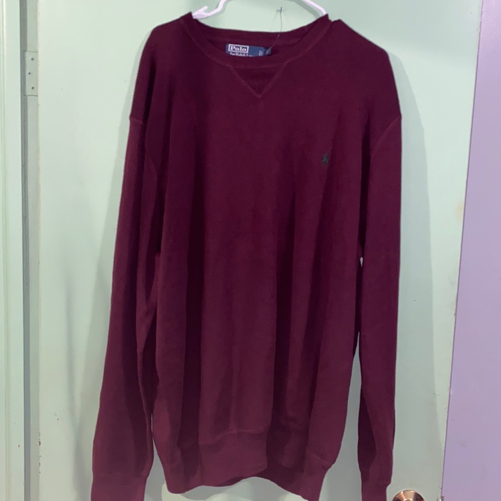 POLO BY RALPH LAUREN 3XLT Color burgundy.